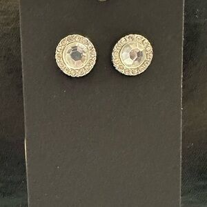 Rhinestone Stud Earrings